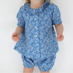 girls rosebay puff sleeve bloomer set