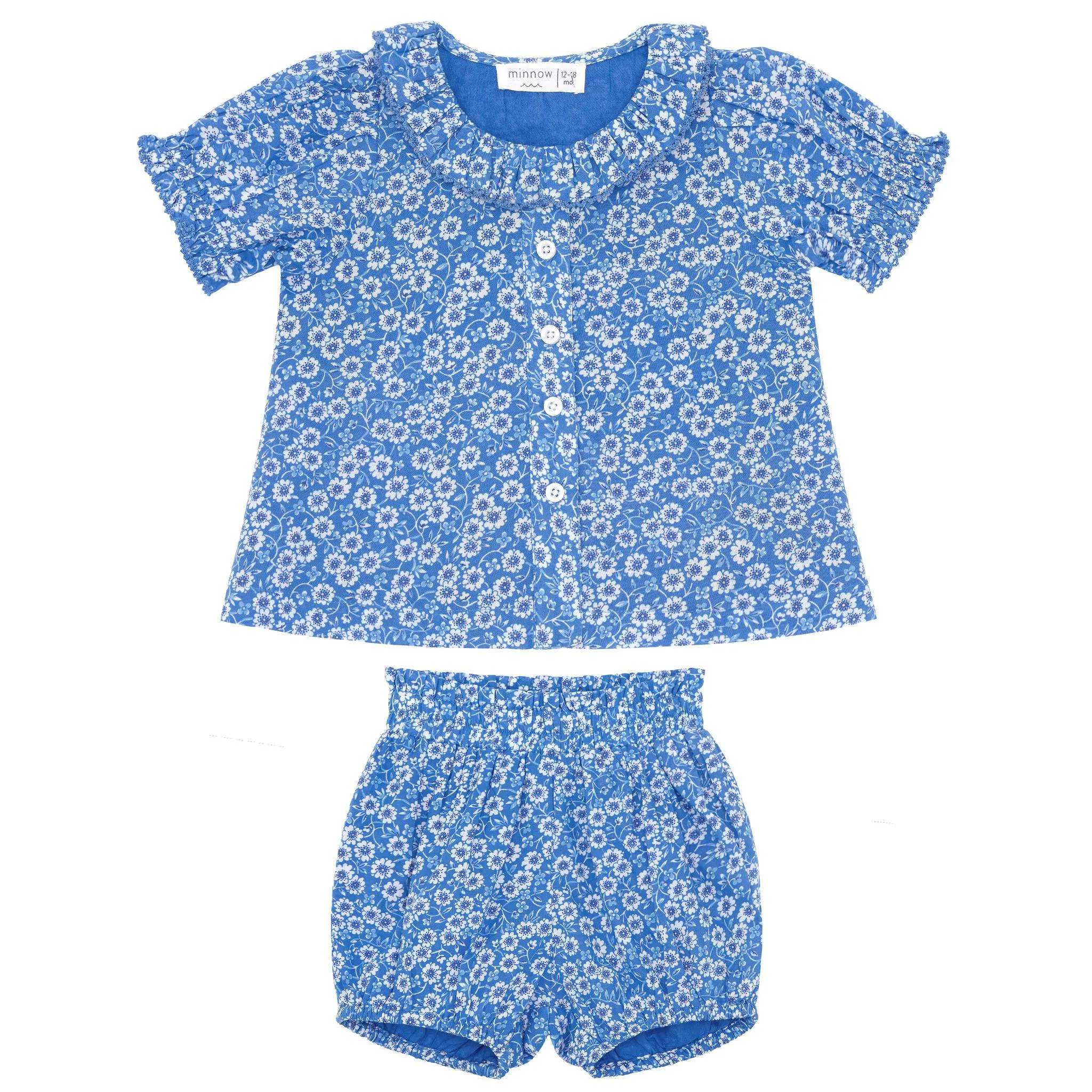 girls rosebay puff sleeve bloomer set