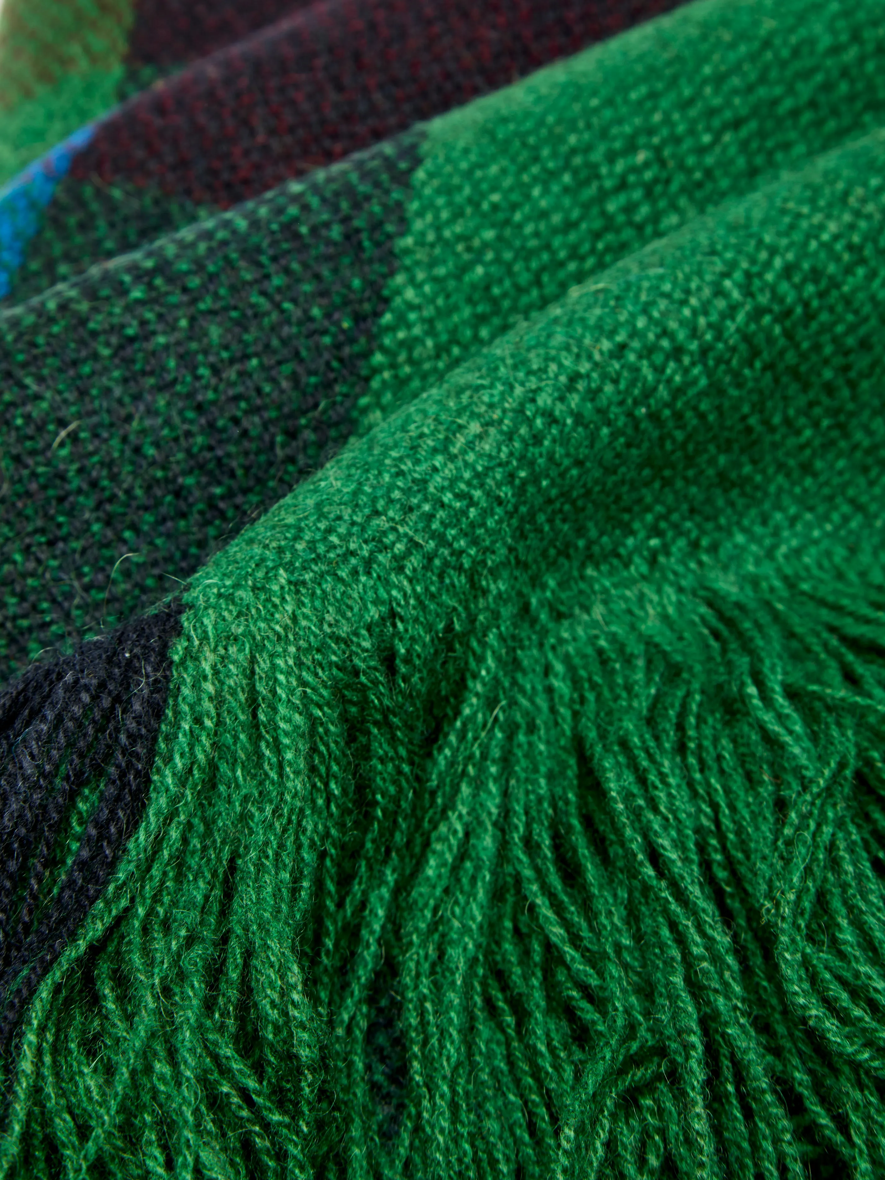 Handwoven Yak Check Blanket (79in/2m)