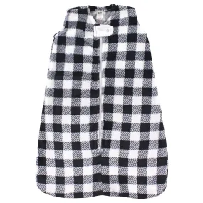 Hudson Baby Plush Sleeping Bag, Sack, Blanket, Black Plaid