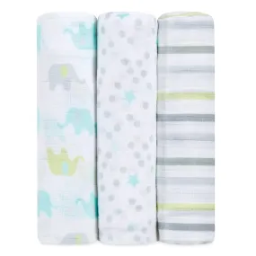 Ideal Baby by the Makers of Aden   Anais Swaddles 3 Pack - Dreamy