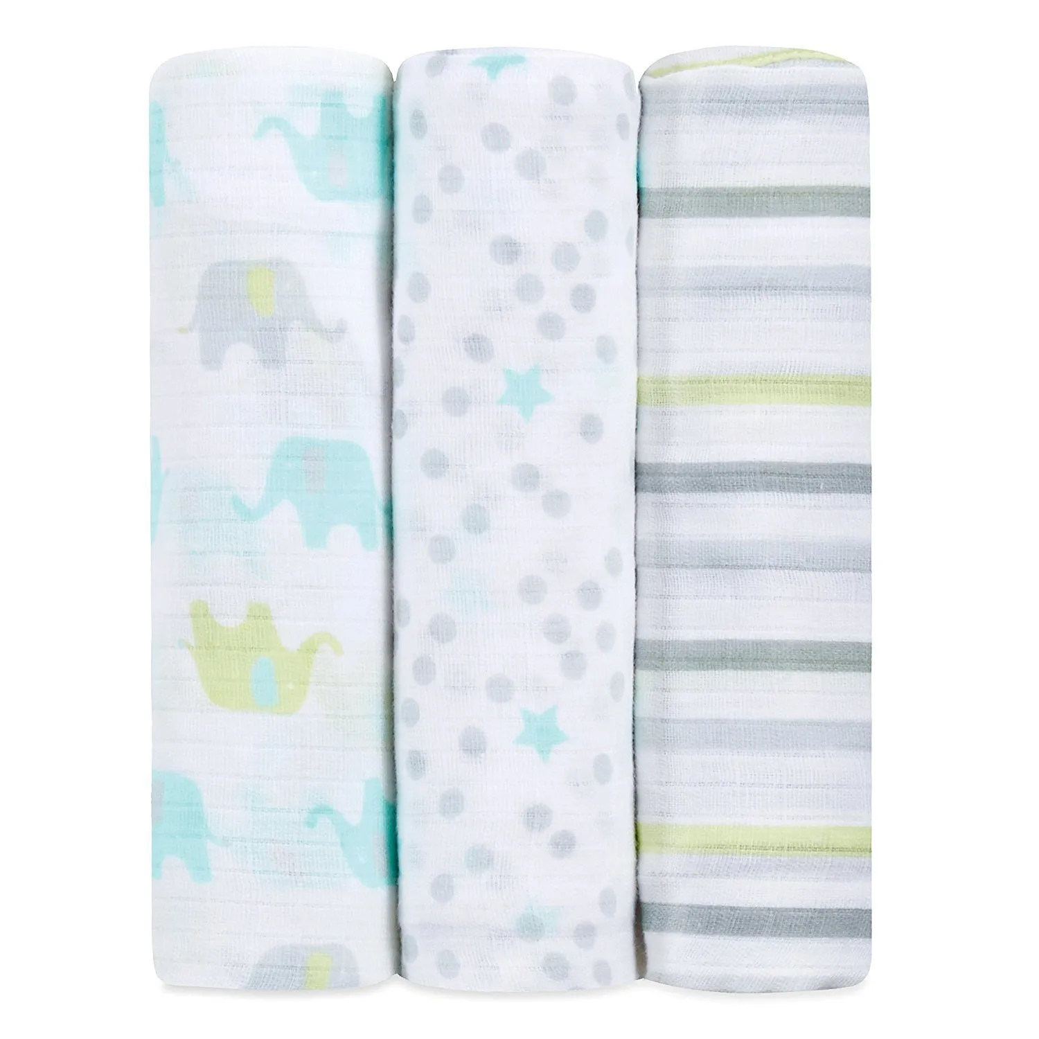 Ideal Baby by the Makers of Aden   Anais Swaddles 3 Pack - Dreamy