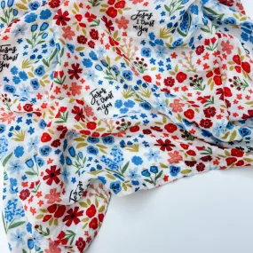 Jesus I Trust in You Muslin Swaddle
