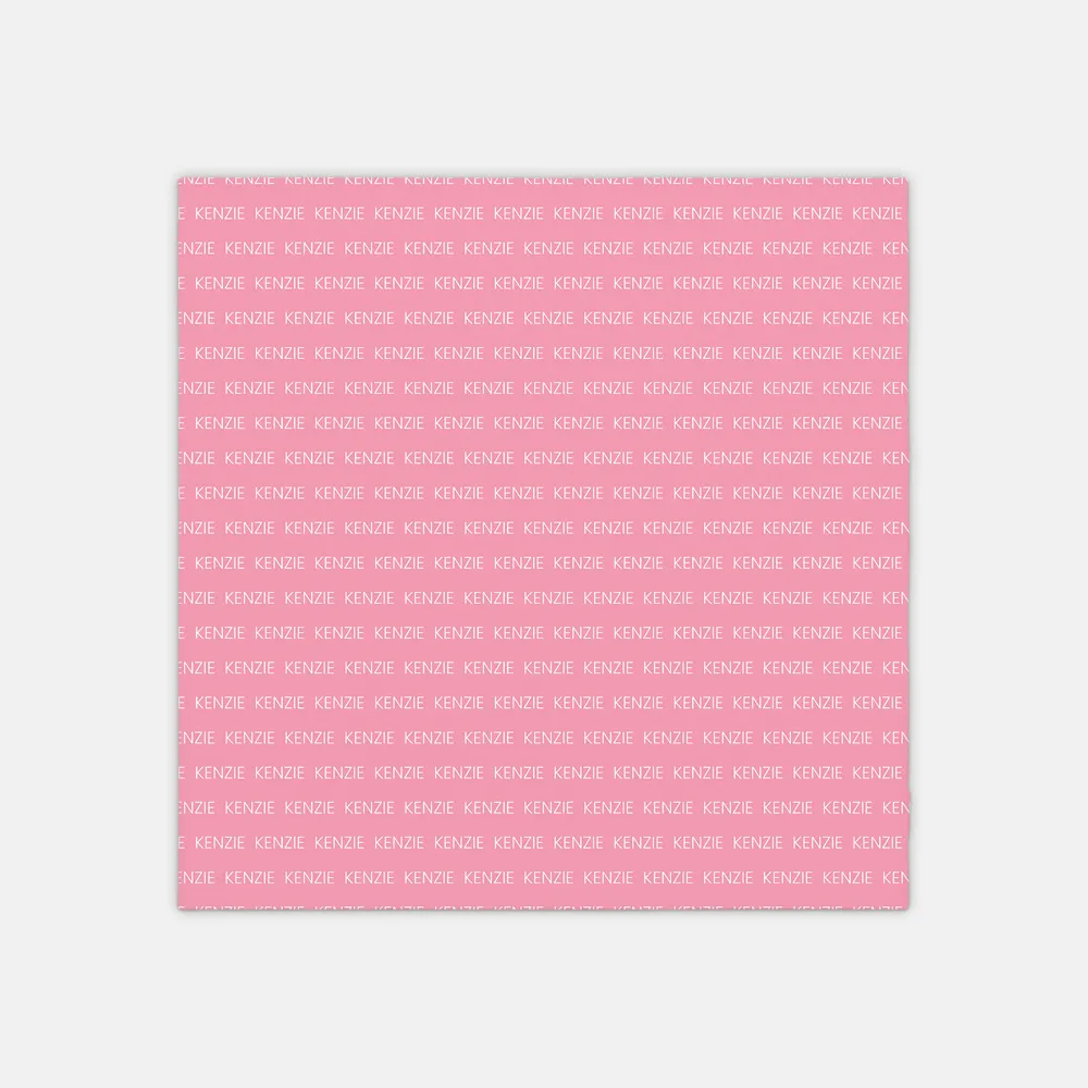 Kenzie Solid Personalized Swaddle