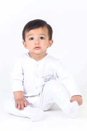 KIDS ROMPER WHITE FRONT PRINT BEST FRIEND