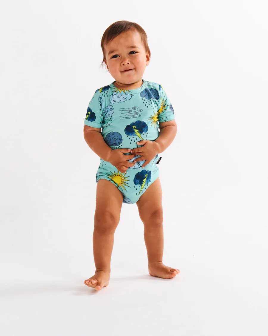 Kip & Co BABY | Weather Report Organic Short Sleeve Romper