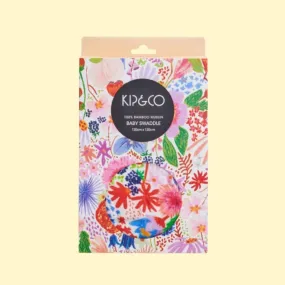 Kip & Co Meandering Meadow Bamboo Baby Swaddle