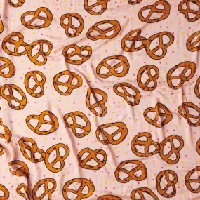 Kip and Co | Bamboo Baby Swaddle | Pretzels Pink