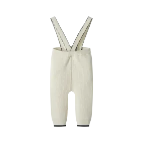 KNIT SUSPENDER LEGGING-CREME