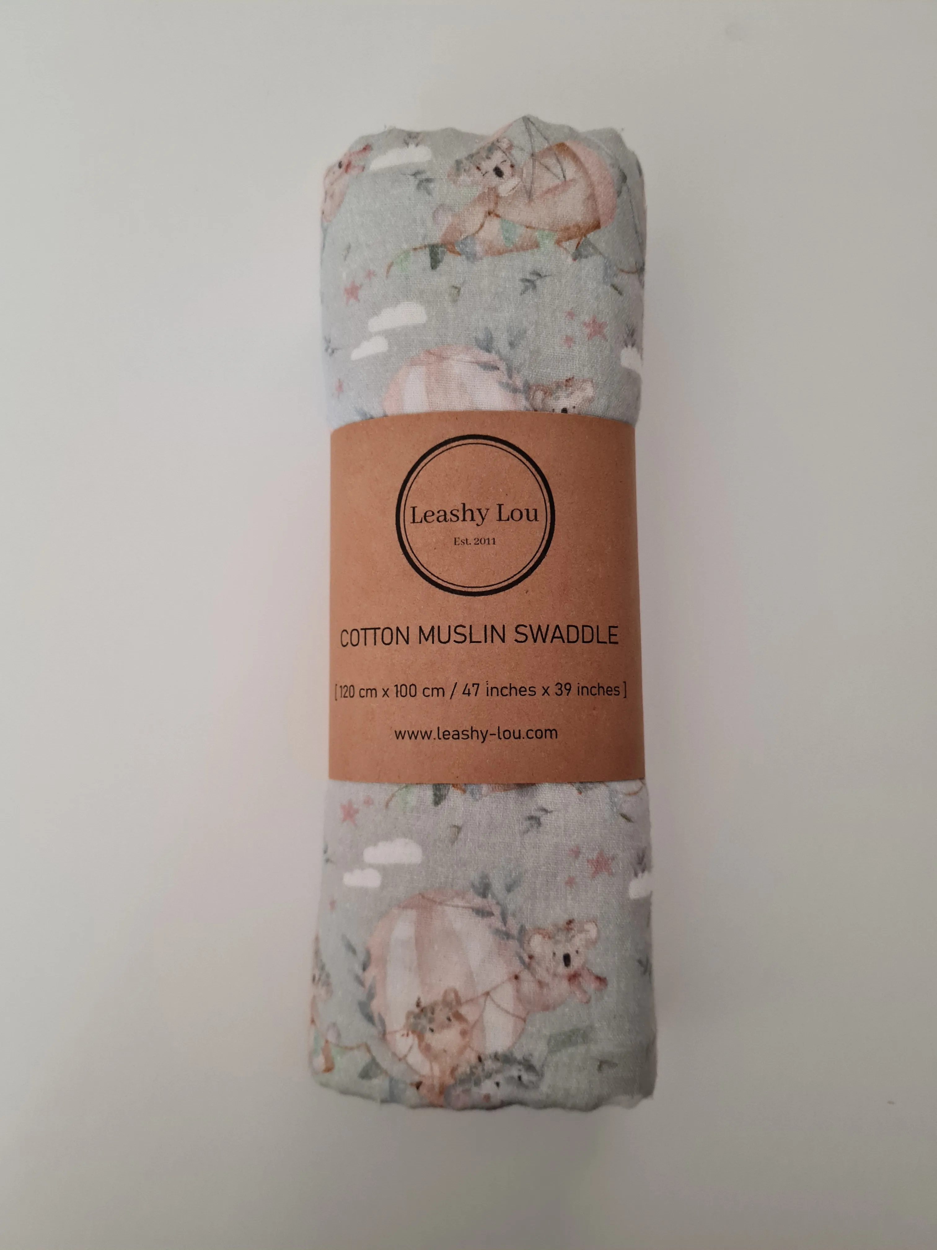 Koala & Friends Cotton Muslin Swaddle