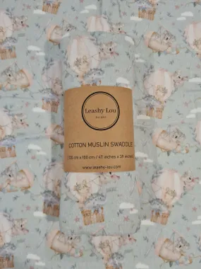 Koala & Friends Cotton Muslin Swaddle