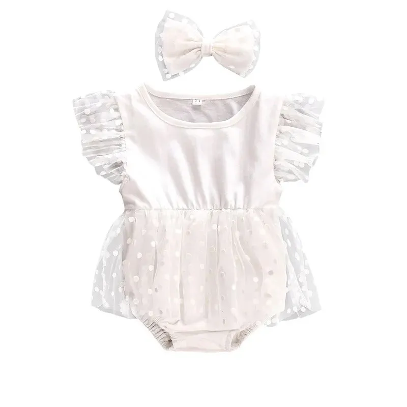 Kylie Romper White