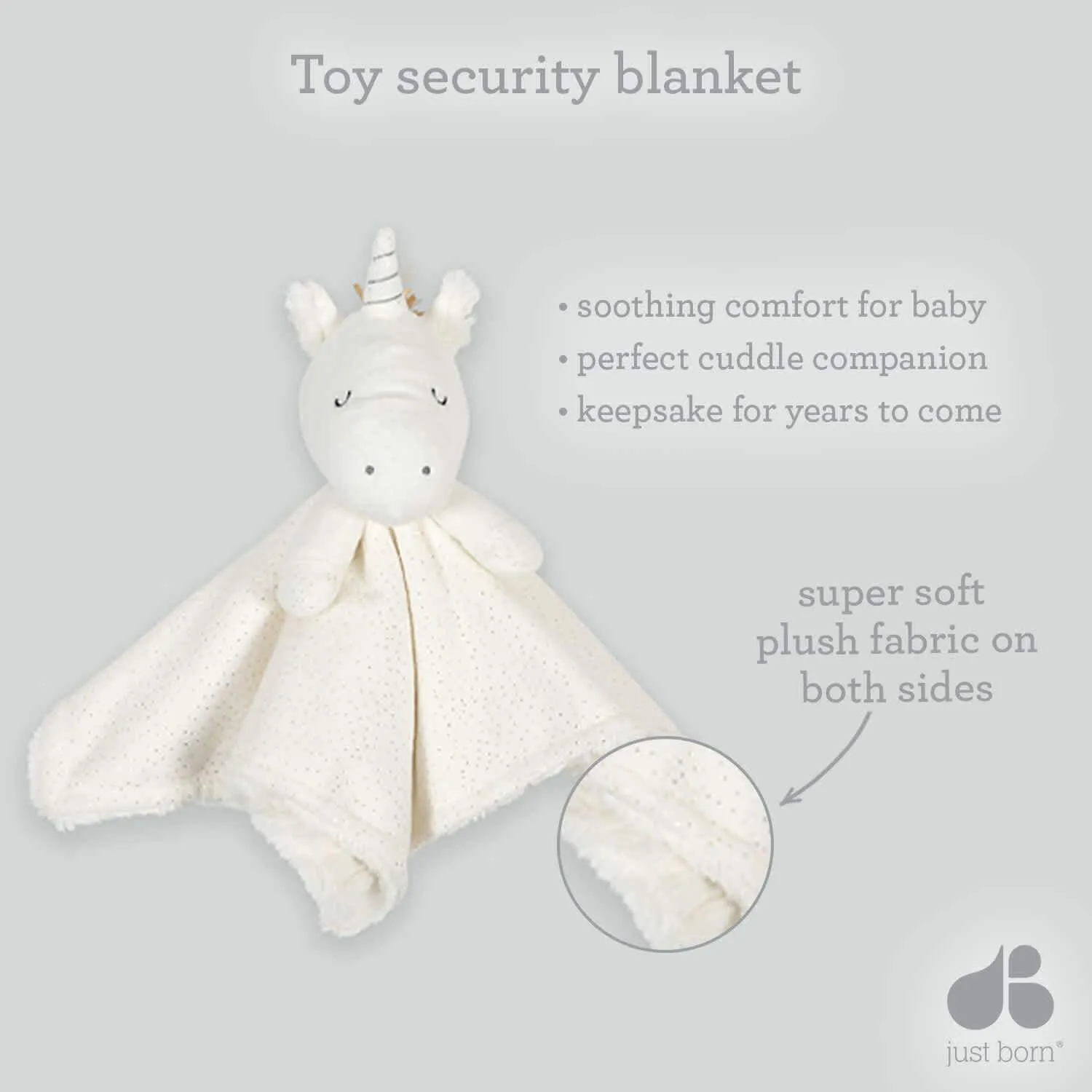 Lamb Baby Neutral Security Blanket