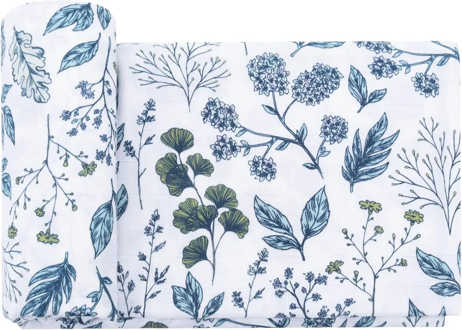 Lifetree Baby Swaddle Blanket Dog, 70% Viscose from Bamboo and 30% Cotton Muslin Swaddles Blankets Boys Girls Nursery Essentials for Girls and Boys, Registry, Large 47" X 47", Puppies Dog Print