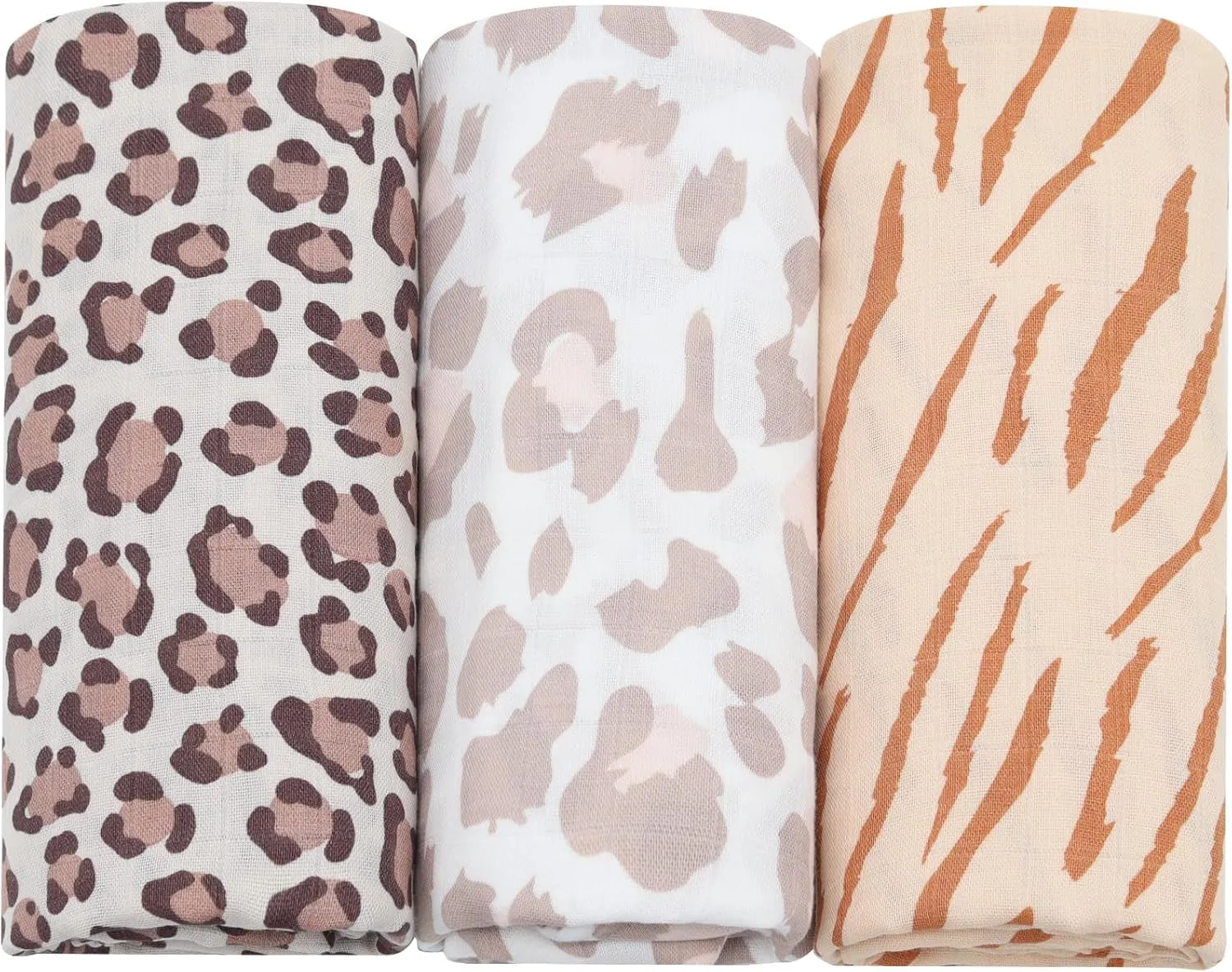 Lifetree Baby Swaddle Blanket Dog, 70% Viscose from Bamboo and 30% Cotton Muslin Swaddles Blankets Boys Girls Nursery Essentials for Girls and Boys, Registry, Large 47" X 47", Puppies Dog Print