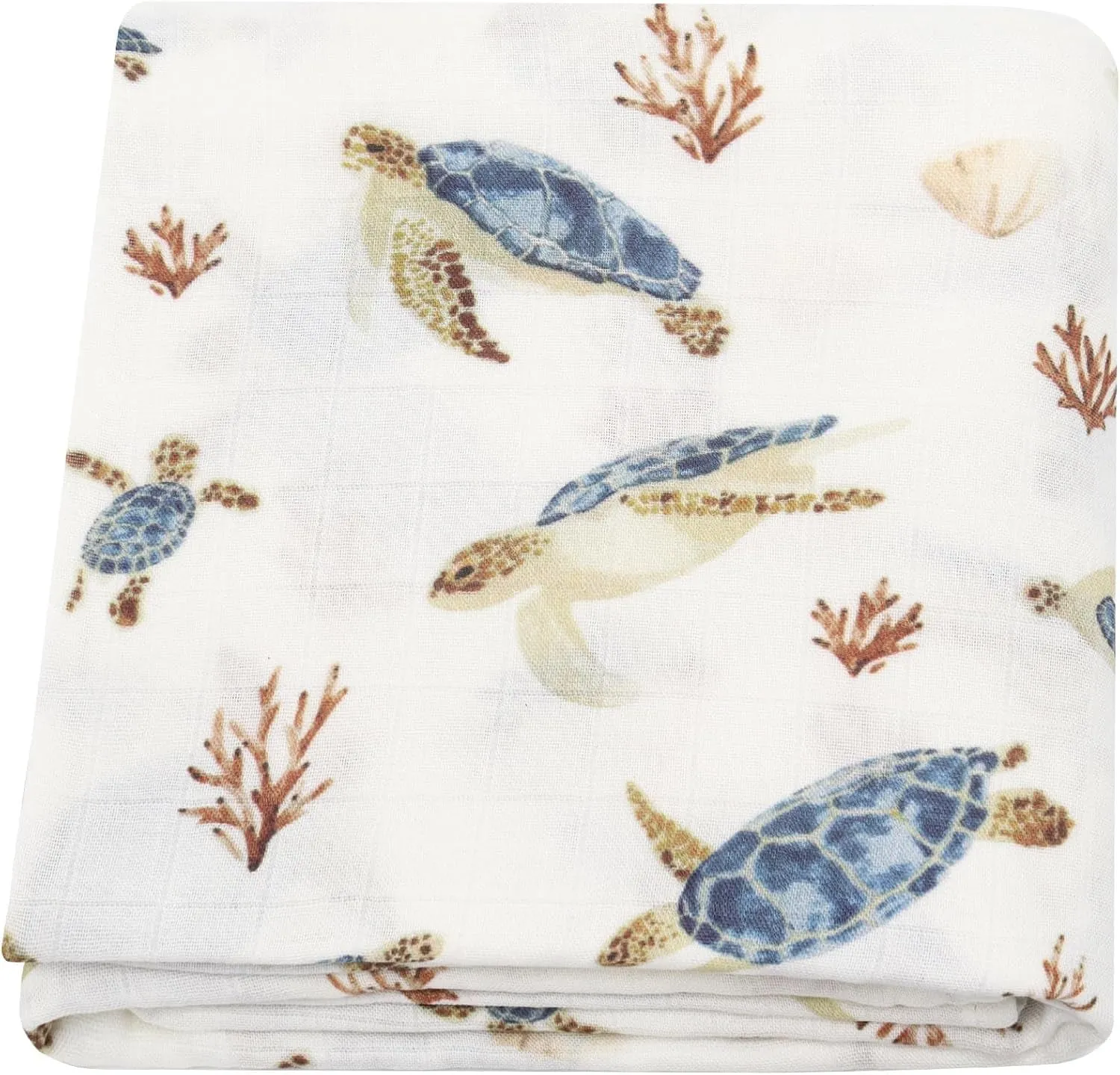 Lifetree Baby Swaddle Blanket Dog, 70% Viscose from Bamboo and 30% Cotton Muslin Swaddles Blankets Boys Girls Nursery Essentials for Girls and Boys, Registry, Large 47" X 47", Puppies Dog Print
