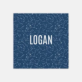 Logan Galaxy Personalized Swaddle