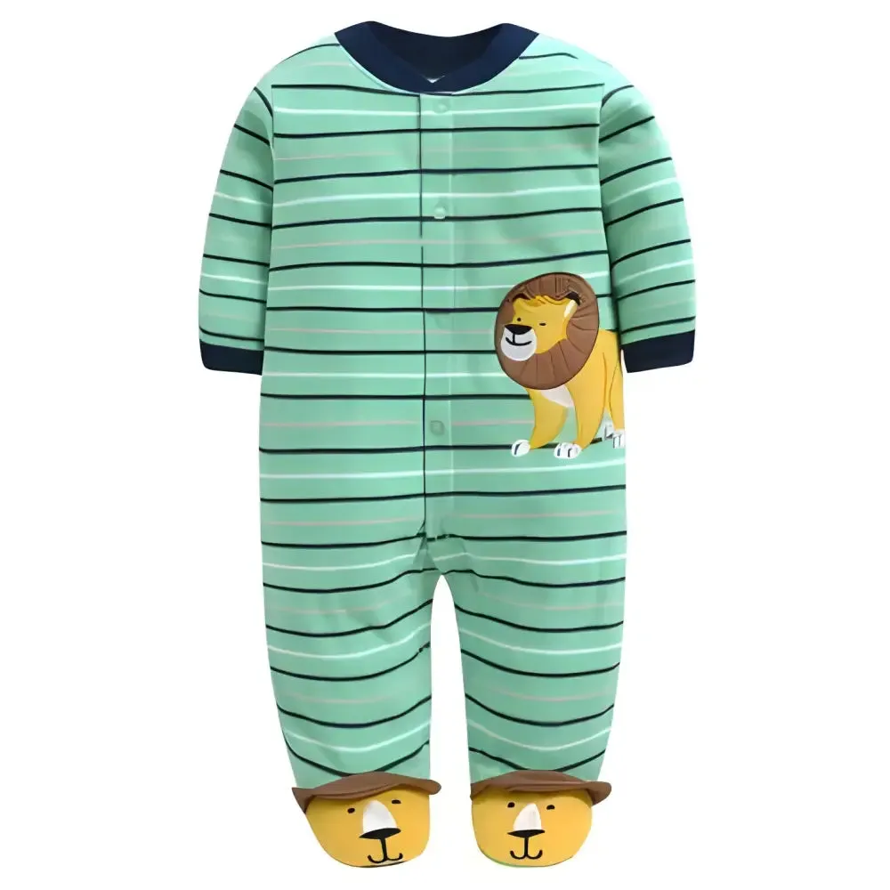 Luxury Cotton Baby Girl Rompers for Timeless Spring Elegance