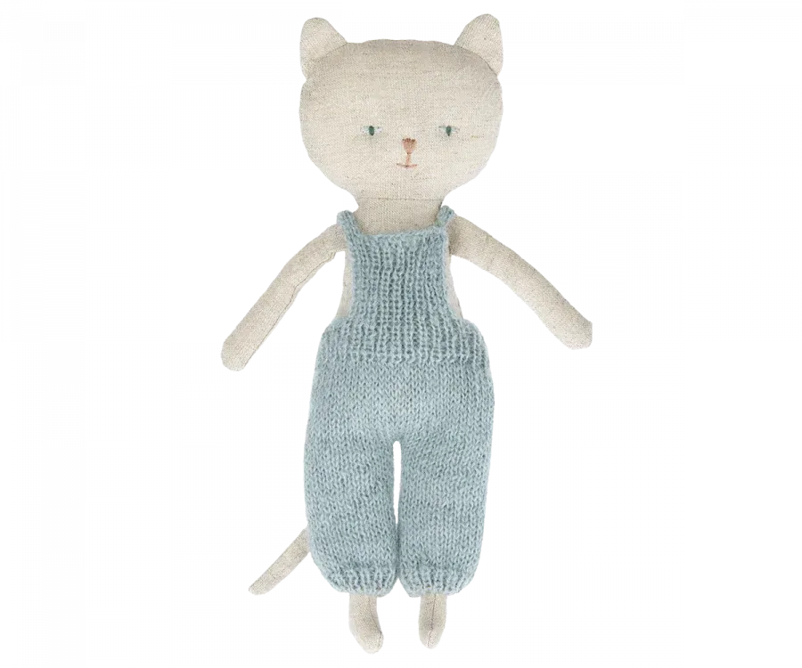 Maileg Kitten in Overalls