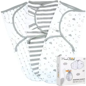 Mama Cheetah Preemie Swaddle Blanket, Organic Cotton Swaddle Wrap Sleep Sack, Up to 7 Pounds