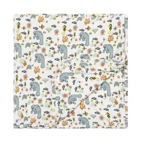 Manatee Luxury Bamboo Blanket