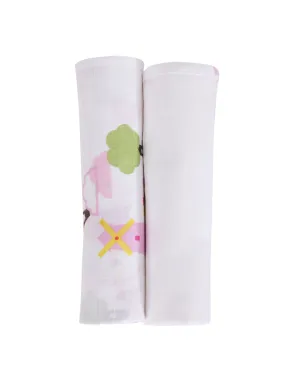 Muslin Swaddle - 2Pc Set - Dutch Country Pink