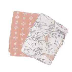 Muslin Swaddle Blankets - 2 Pack