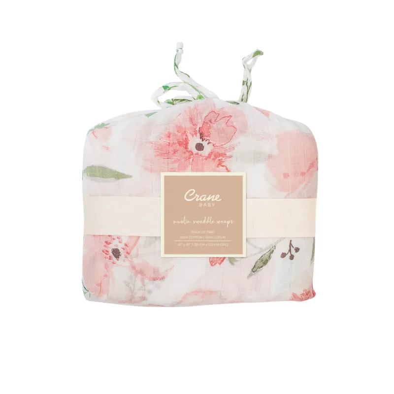 Muslin Swaddle Blankets - 2 Pack