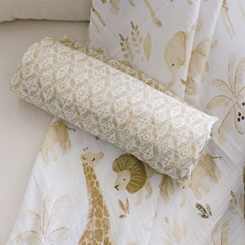 Muslin Swaddle Blankets - 2 Pack