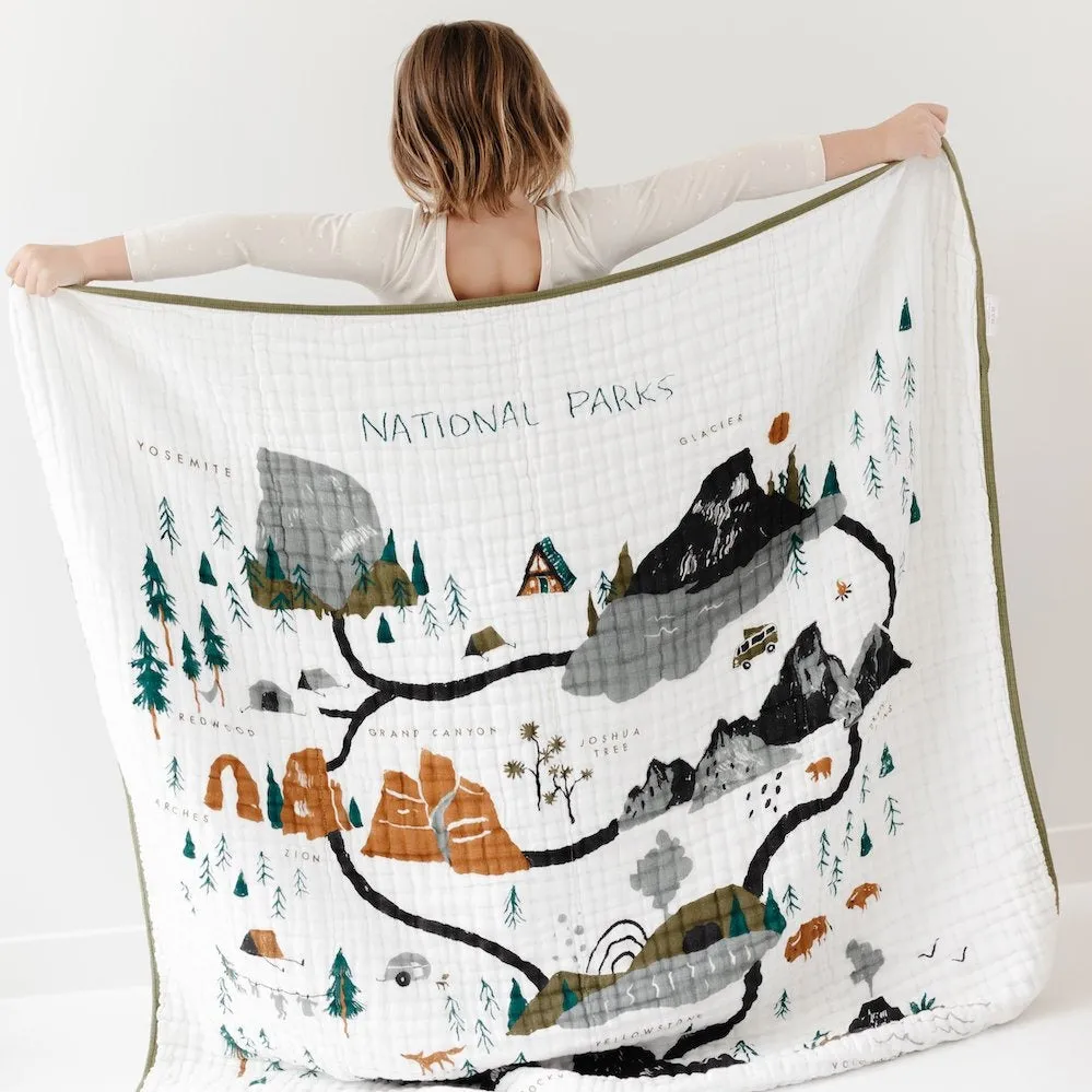 NATIONAL PARKS REVERSIBLE QUILT