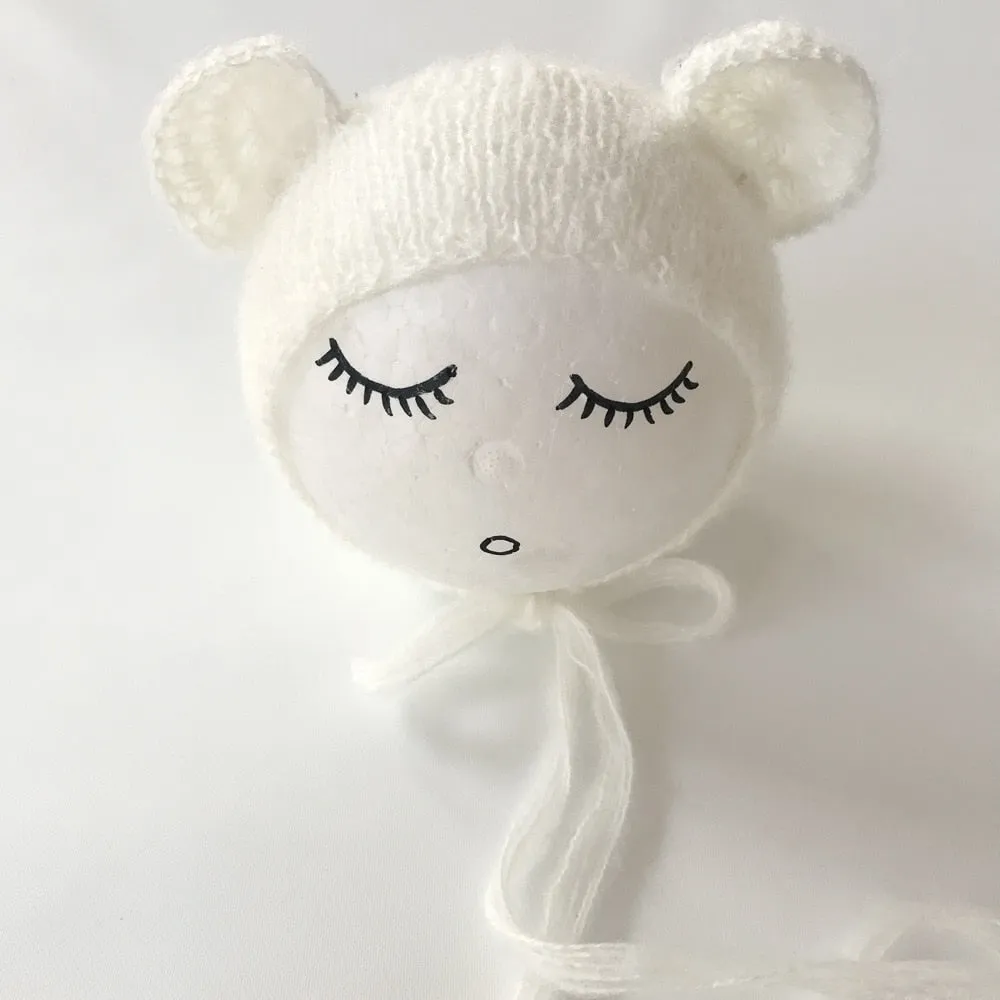Newborn Knitted Mohair    Photography Prop (green)