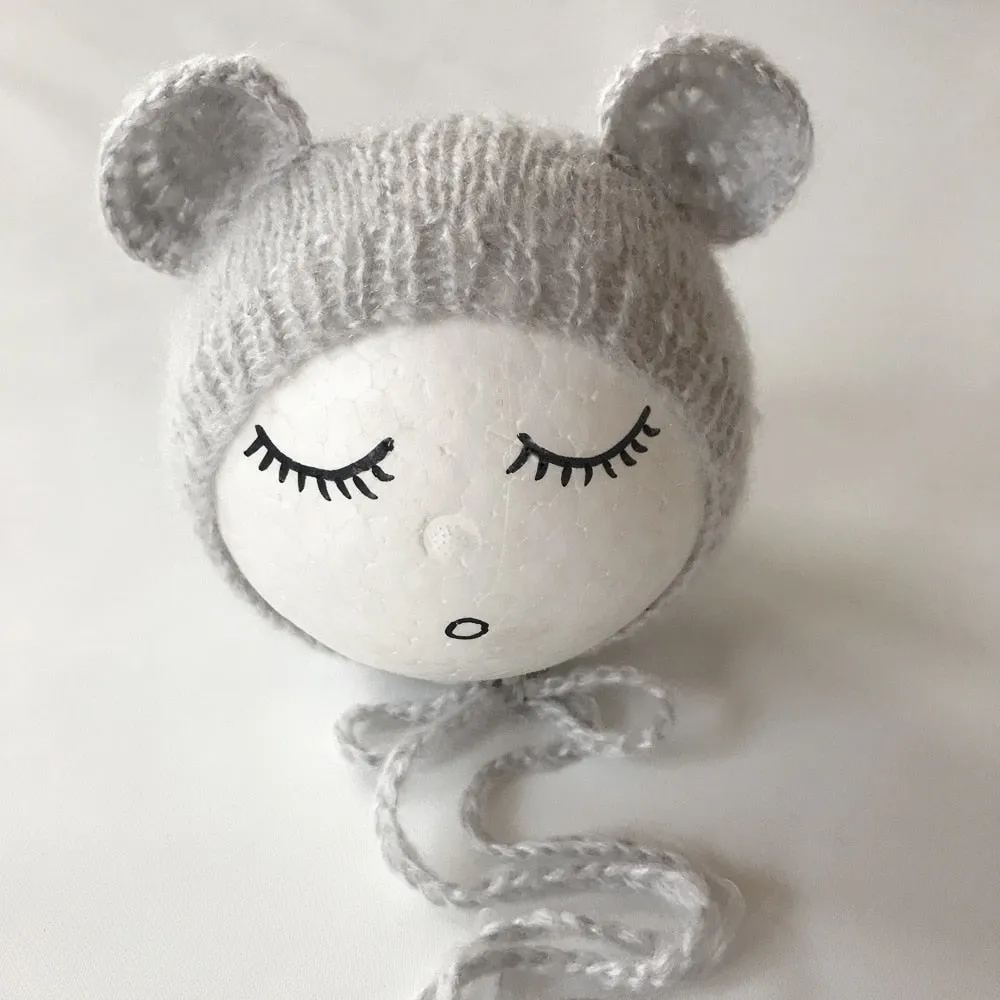Newborn Knitted Mohair    Photography Prop (green)