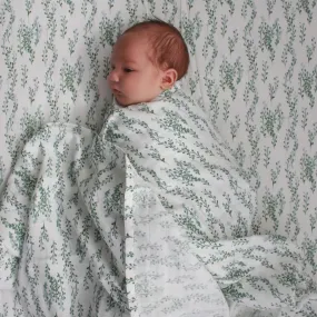 Organic Cotton Muslin Wrap - String Of Pearls