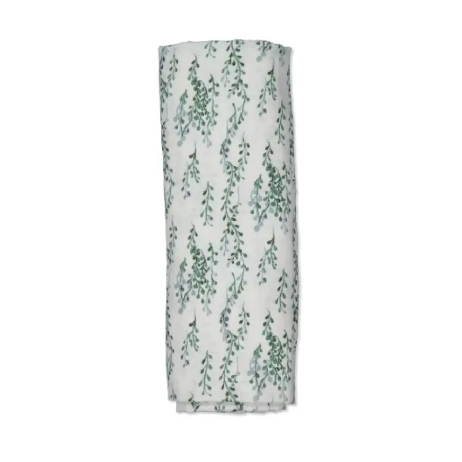Organic Cotton Muslin Wrap - String Of Pearls