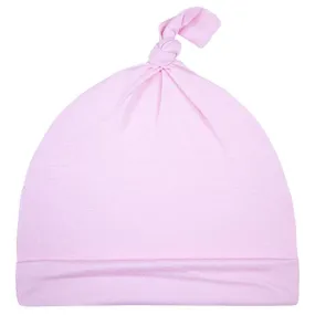 Pink Knotted Baby Beanie