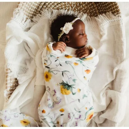 Pop Ya Tot - Indienne Chintz - 100% Organic Cotton Swaddle