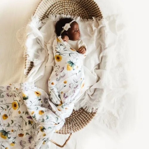 Pop Ya Tot - Indienne Chintz - 100% Organic Cotton Swaddle