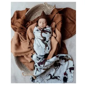 Pop Ya Tot - Polo Club - 100% Organic Cotton Swaddle