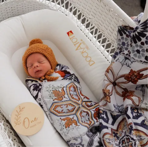 Pop Ya Tot - Tori's Tile - 100% Organic Cotton Swaddle