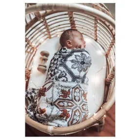 Pop Ya Tot - Tori's Tile - 100% Organic Cotton Swaddle