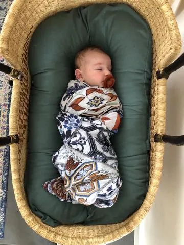 Pop Ya Tot - Tori's Tile - 100% Organic Cotton Swaddle