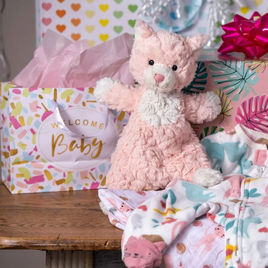 Putty Nursery Kitty Plush Lovey - Blush