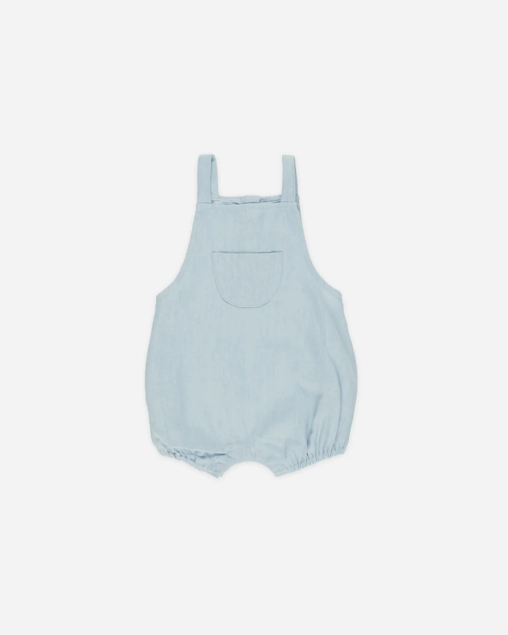 Quincy Mae Chambray Thomas Romper
