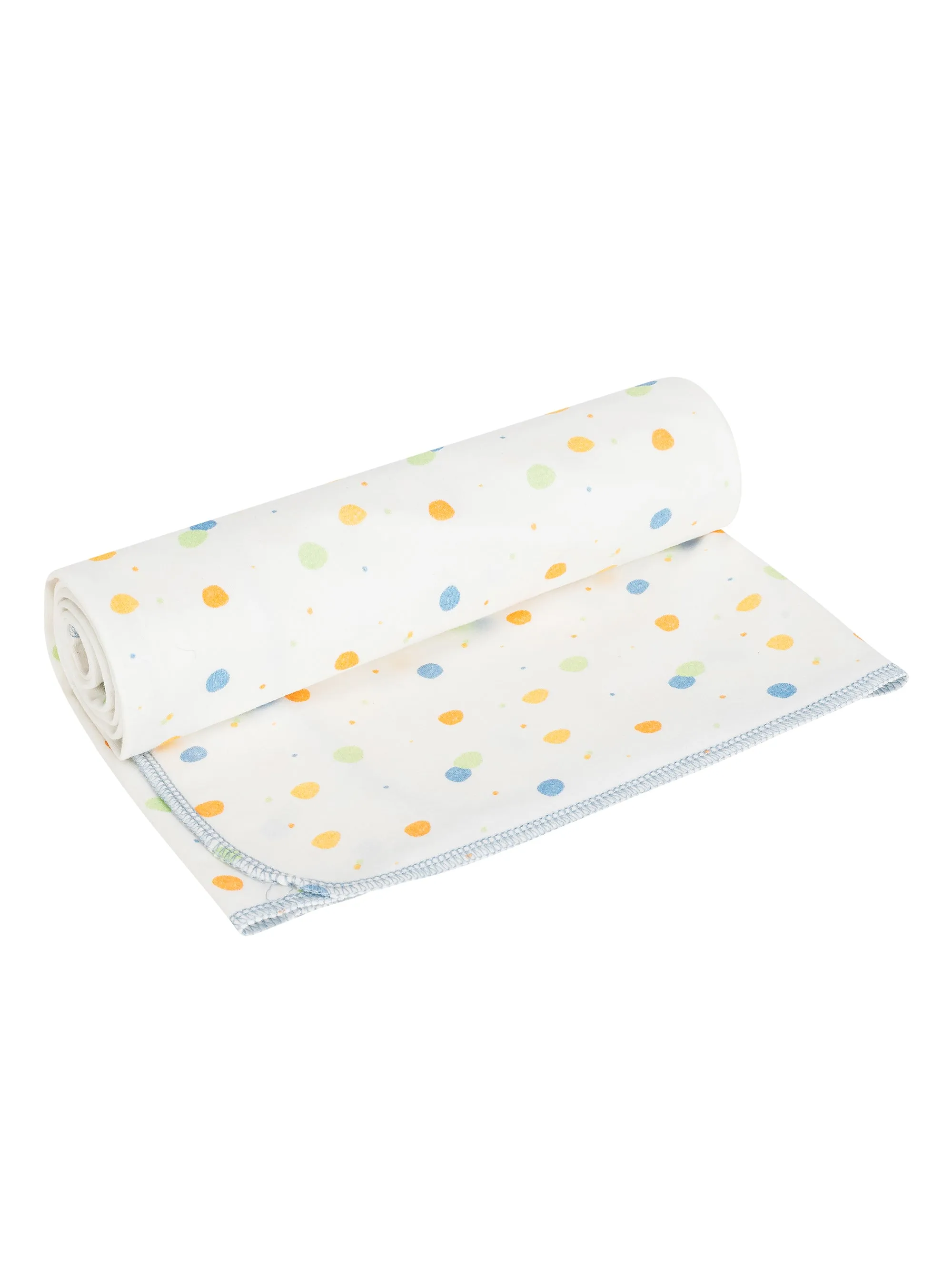 Receiving Blanket - Blue Dots