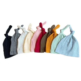 Ribbed Baby Hats