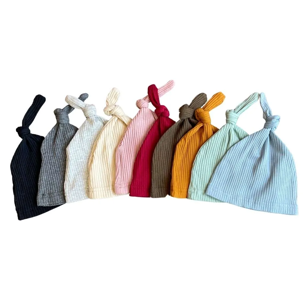 Ribbed Baby Hats