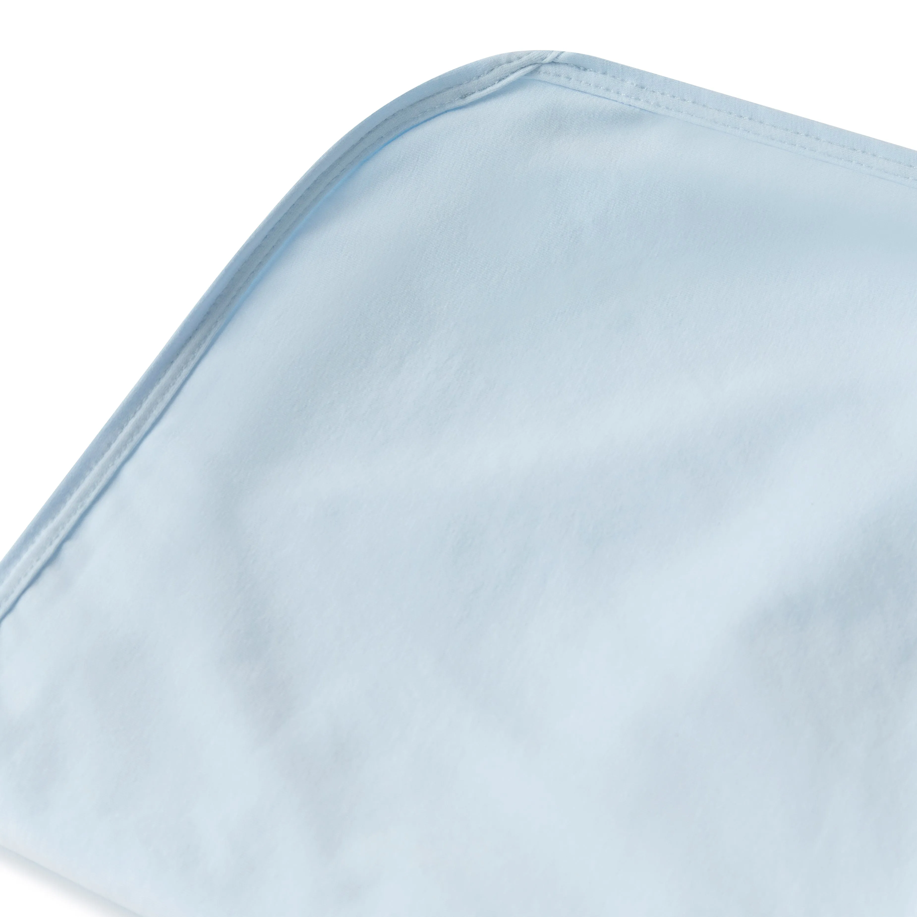 Snuggle Hunny - Organic Jersey Wrap & Beanie Set - Baby Blue