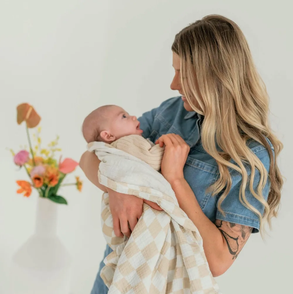Stone | Organic Cotton Swaddle