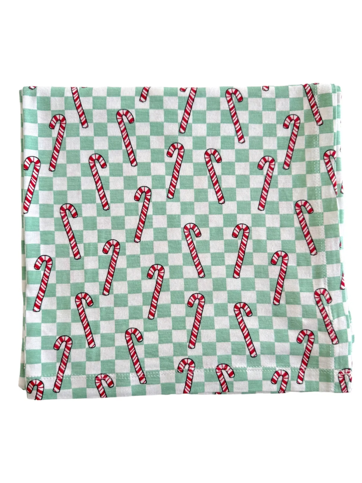 Stretch Swaddle Blanket, Winterfresh Candy Cane