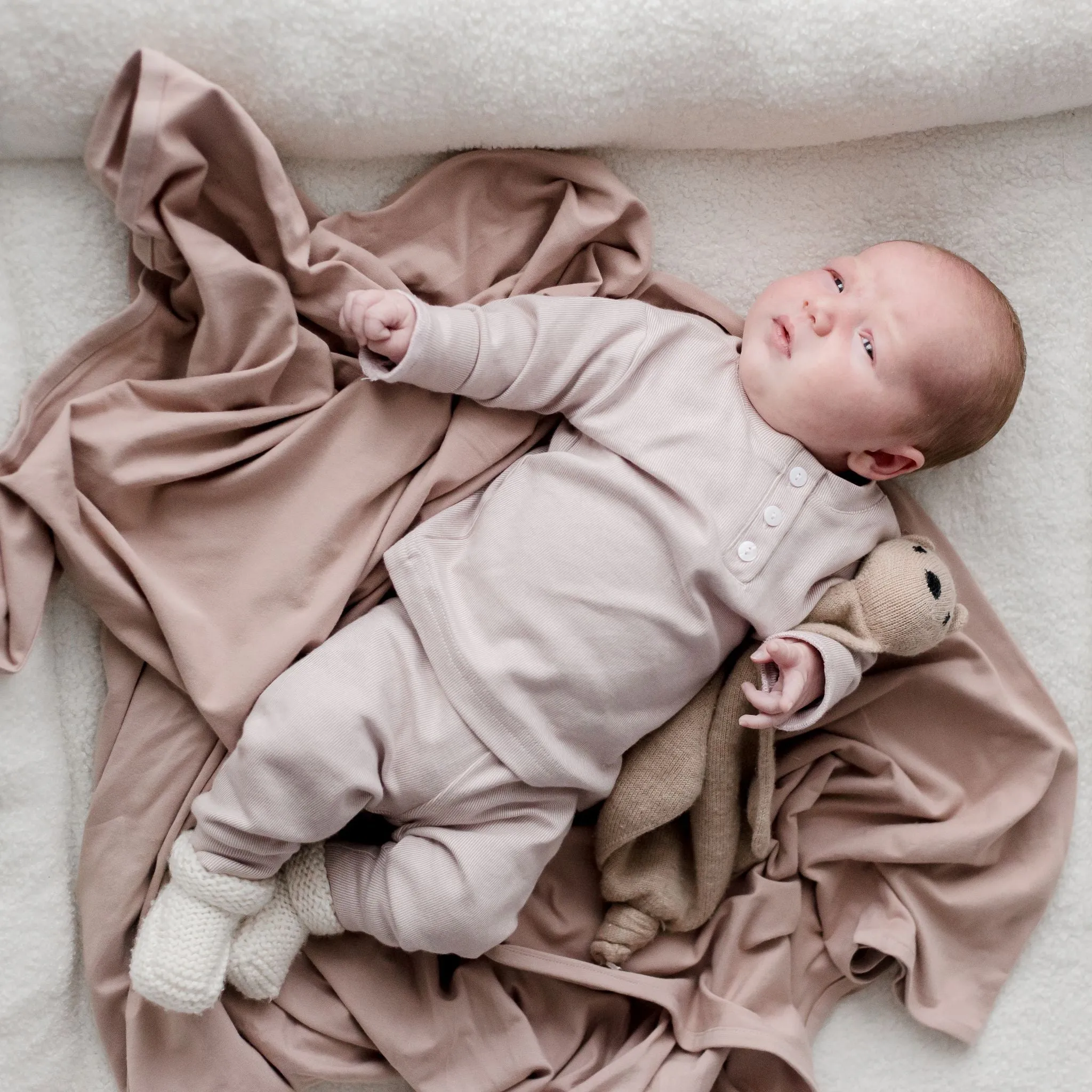 Stretchy Swaddle Baby Wrap - Sunset
